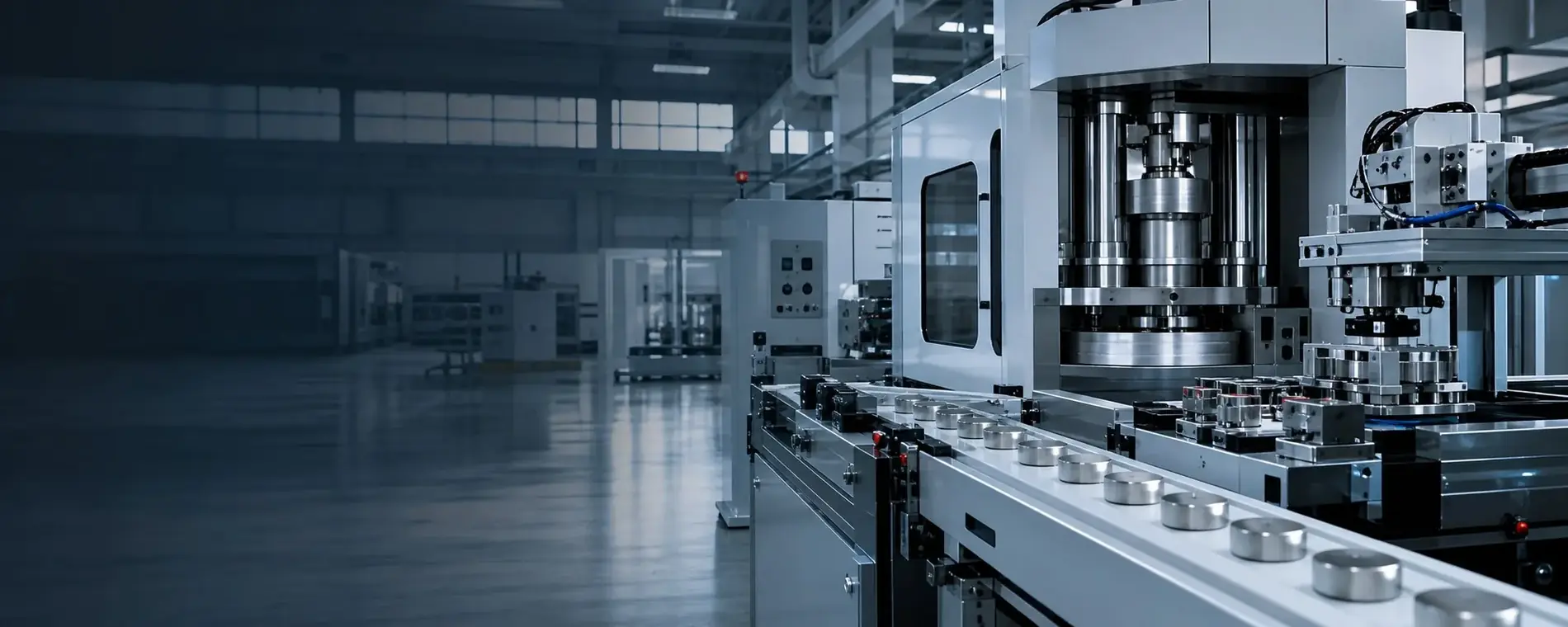 Precision CNC double-side grinding machine on the Gaofeng factory floor